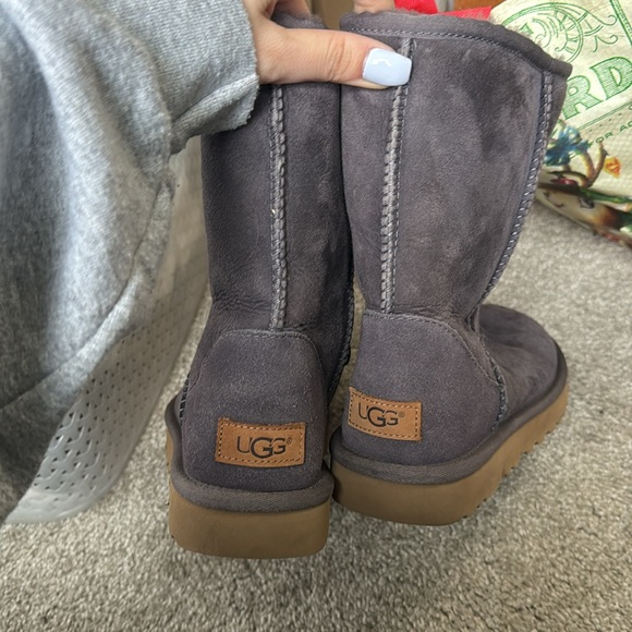 Size 8 grey/purple Classic Uggs - Picture 4 of 5